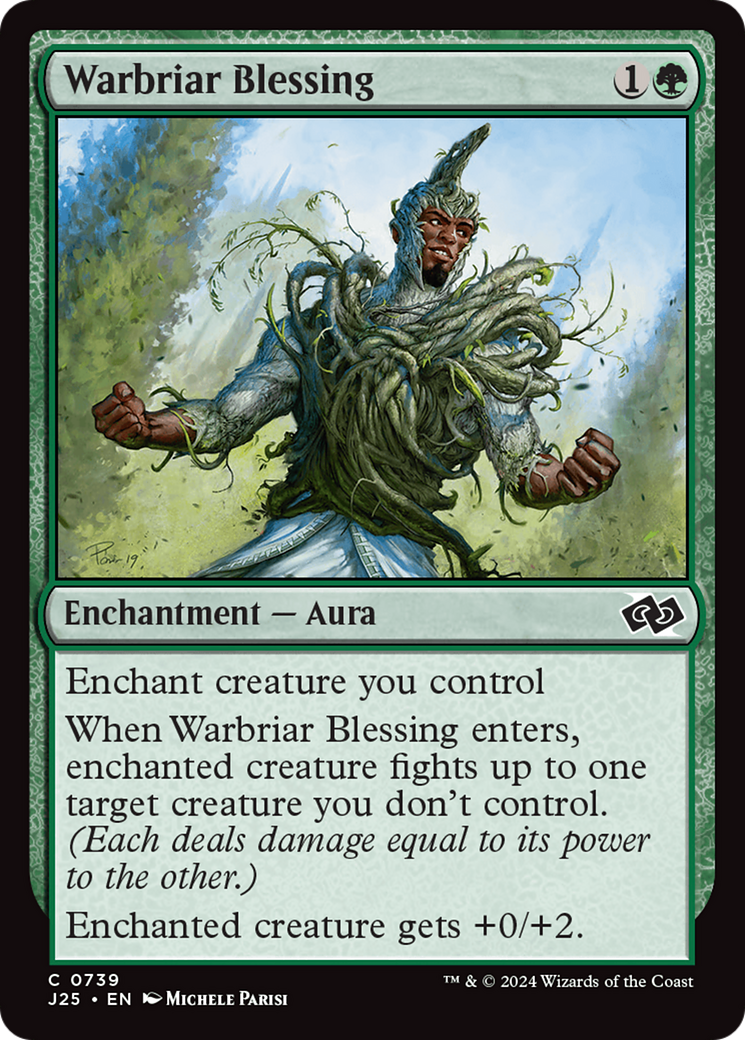 Warbriar Blessing [Foundations Jumpstart] | Rock City Comics