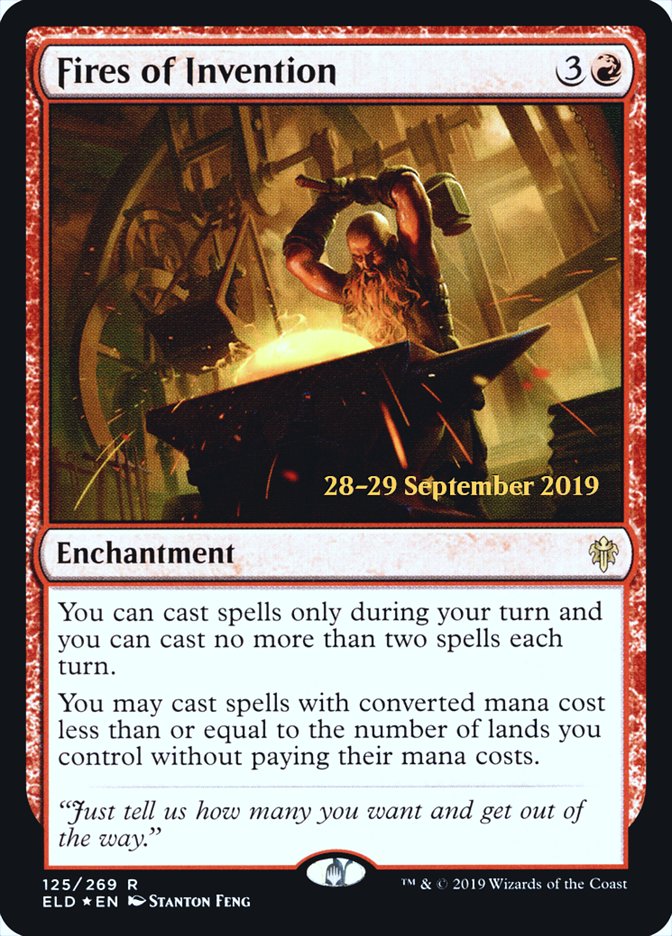 Fires of Invention [Throne of Eldraine Prerelease Promos] | Rock City Comics