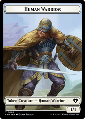 Human Warrior // Zombie Army Double-Sided Token [Commander Masters Tokens] | Rock City Comics