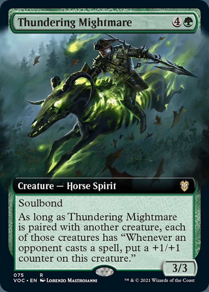 Thundering Mightmare (Extended Art) [Innistrad: Crimson Vow Commander] | Rock City Comics