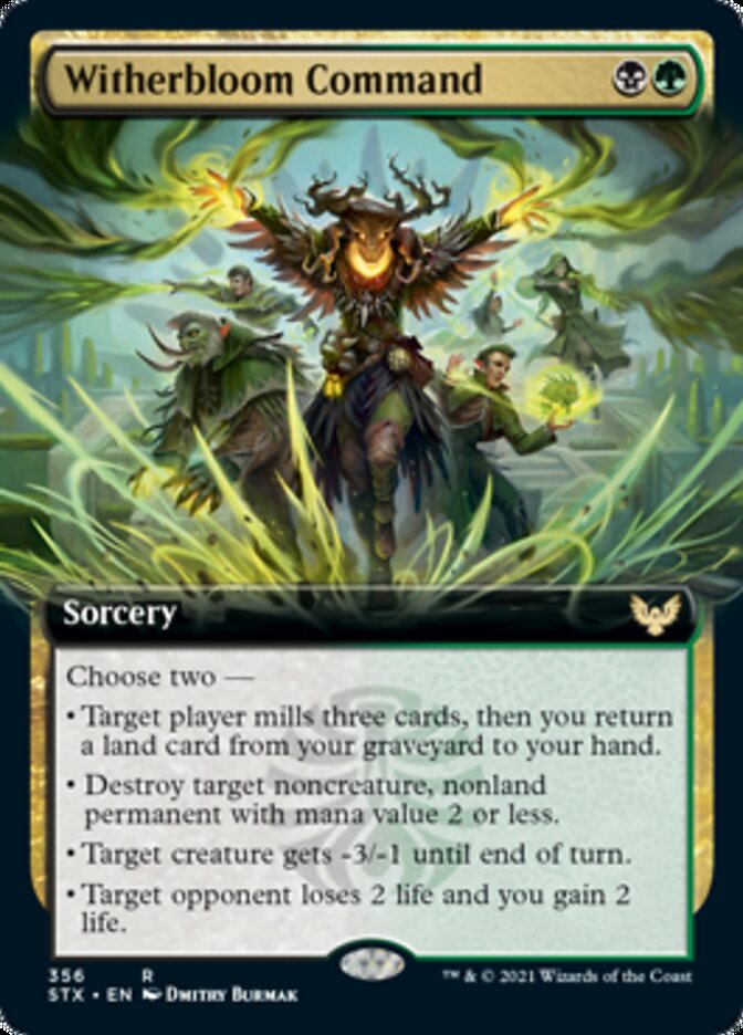 Witherbloom Command (Extended Art) [Strixhaven: School of Mages] | Rock City Comics