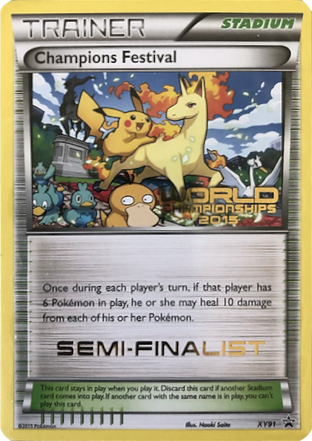 Champions Festival (XY91) (2015 Semi-Finalist) [XY: Black Star Promos] | Rock City Comics