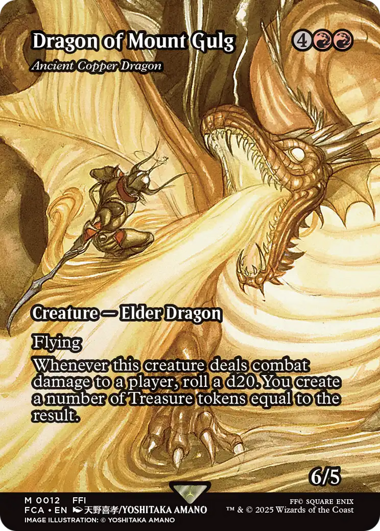 Dragon of Mount Gulg - Ancient Copper Dragon (Showcase) [FINAL FANTASY : Through the Ages] | Rock City Comics