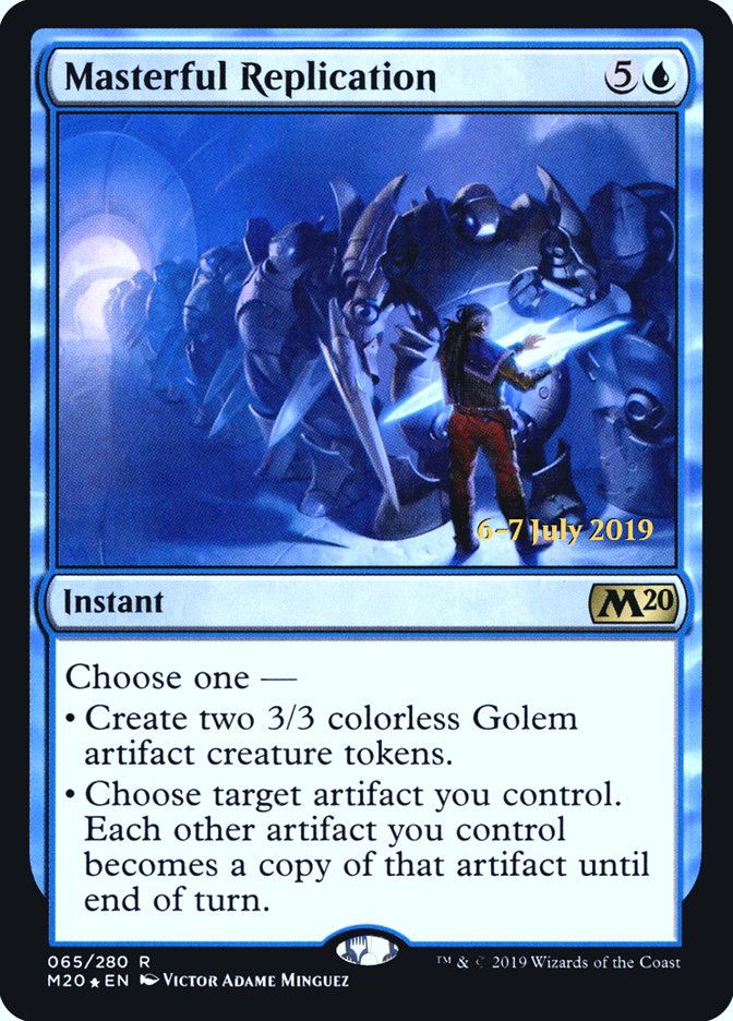 Masterful Replication [Core Set 2020 Prerelease Promos] | Rock City Comics