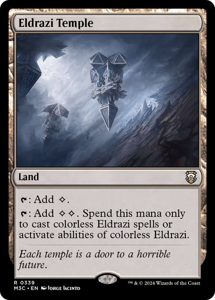 Eldrazi Temple (Ripple Foil) [Modern Horizons 3 Commander] | Rock City Comics