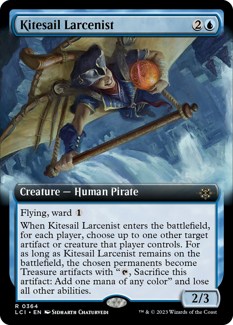Kitesail Larcenist (Extended Art) [The Lost Caverns of Ixalan] | Rock City Comics