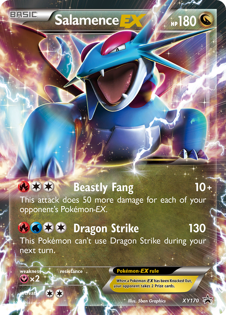 Salamence EX (XY170) [XY: Black Star Promos] | Rock City Comics