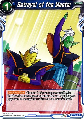 Betrayal of the Master (BT7-045) [Assault of the Saiyans] | Rock City Comics