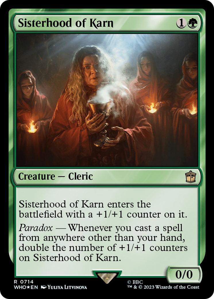 Sisterhood of Karn (Surge Foil) [Doctor Who] | Rock City Comics