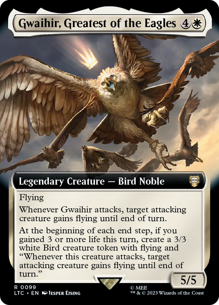 Gwaihir, Greatest of the Eagles (Extended Art) [The Lord of the Rings: Tales of Middle-Earth Commander] | Rock City Comics