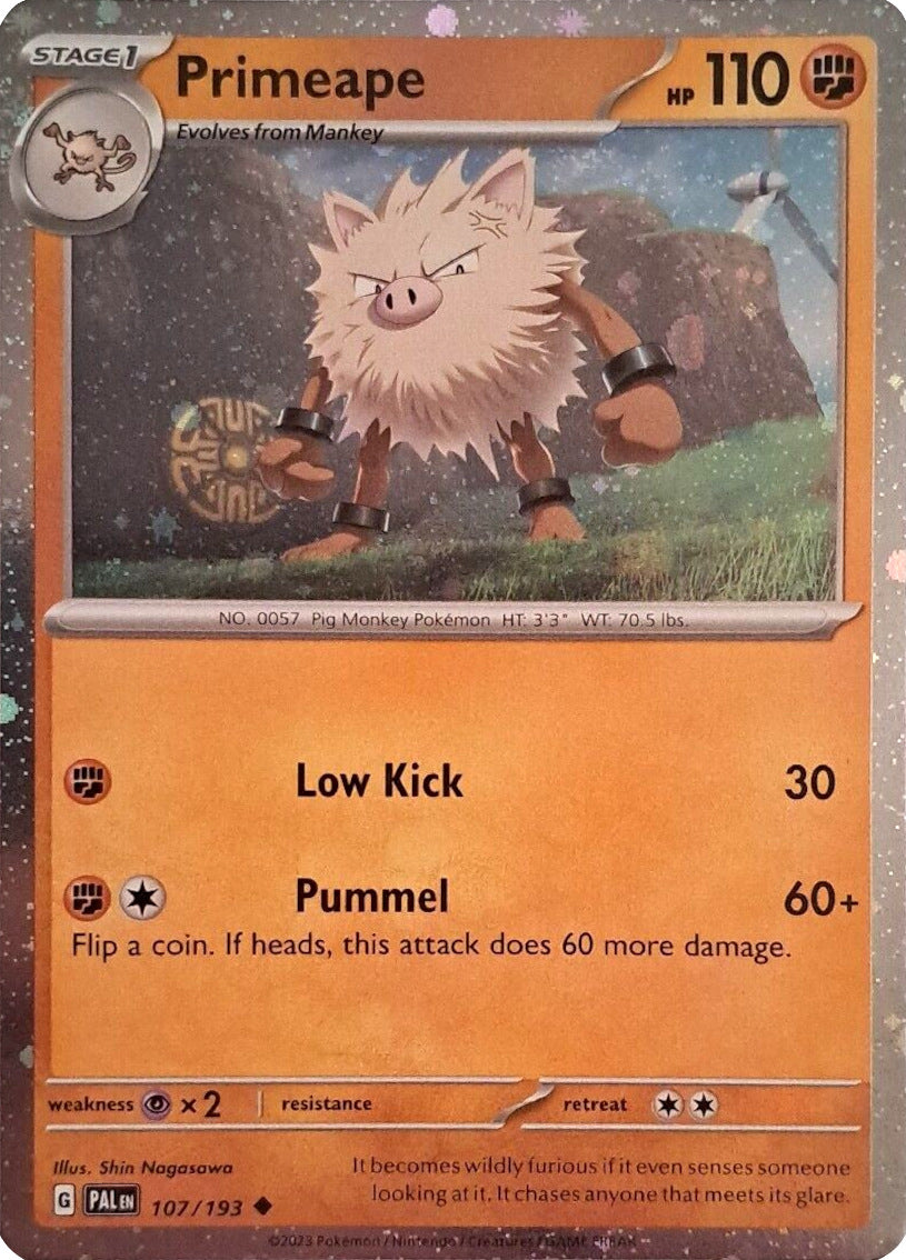 Primeape (107/193) (Cosmos Holo) [Scarlet & Violet: Paldea Evolved] | Rock City Comics