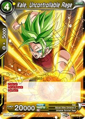 Kale, Uncontrollable Rage (Divine Multiverse Draft Tournament) (DB2-102) [Tournament Promotion Cards] | Rock City Comics