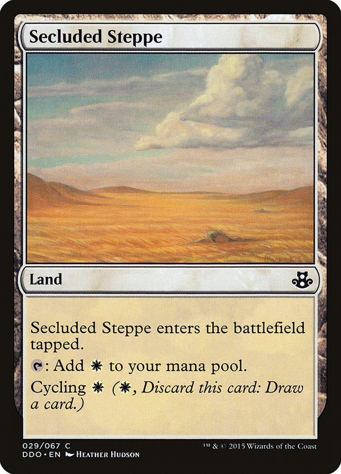 Secluded Steppe [Duel Decks: Elspeth vs. Kiora] | Rock City Comics