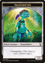 Zombie // Shapeshifter Double-Sided Token [Commander 2018 Tokens] | Rock City Comics