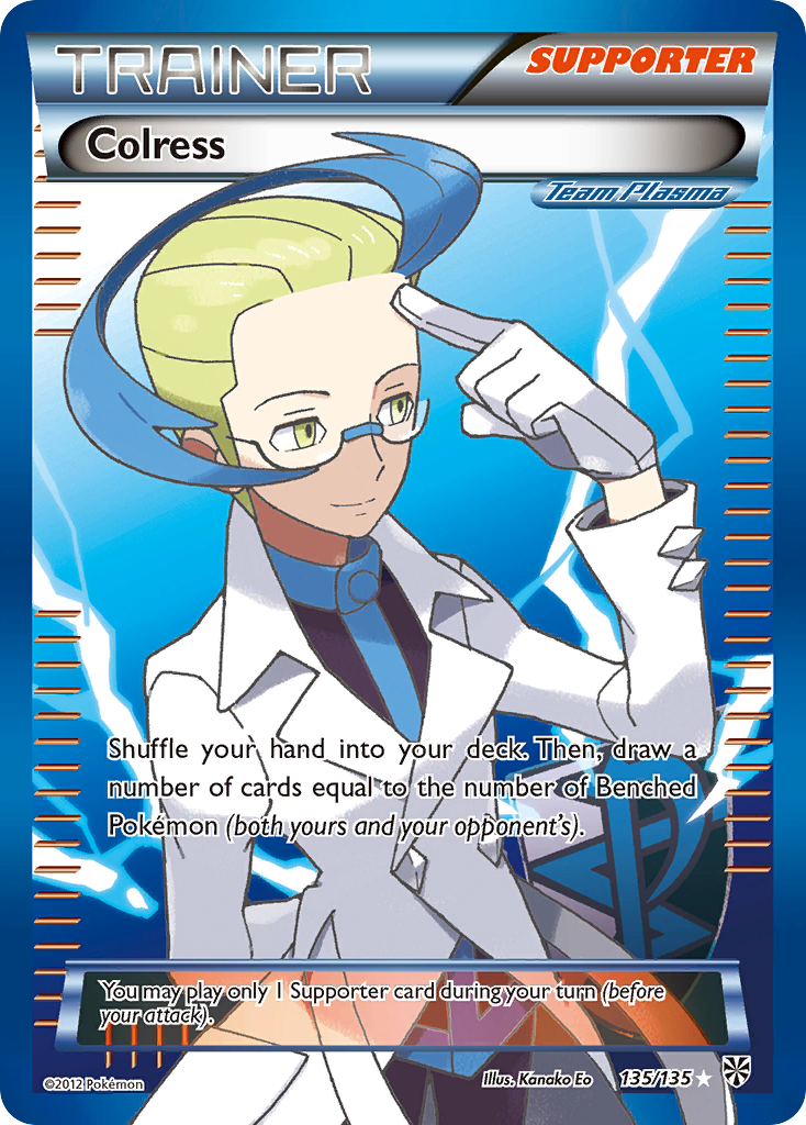 Colress (135/135) [Black & White: Plasma Storm] | Rock City Comics