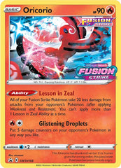 Oricorio (SWSH168) (Prerelease Promo) [Sword & Shield: Black Star Promos] | Rock City Comics