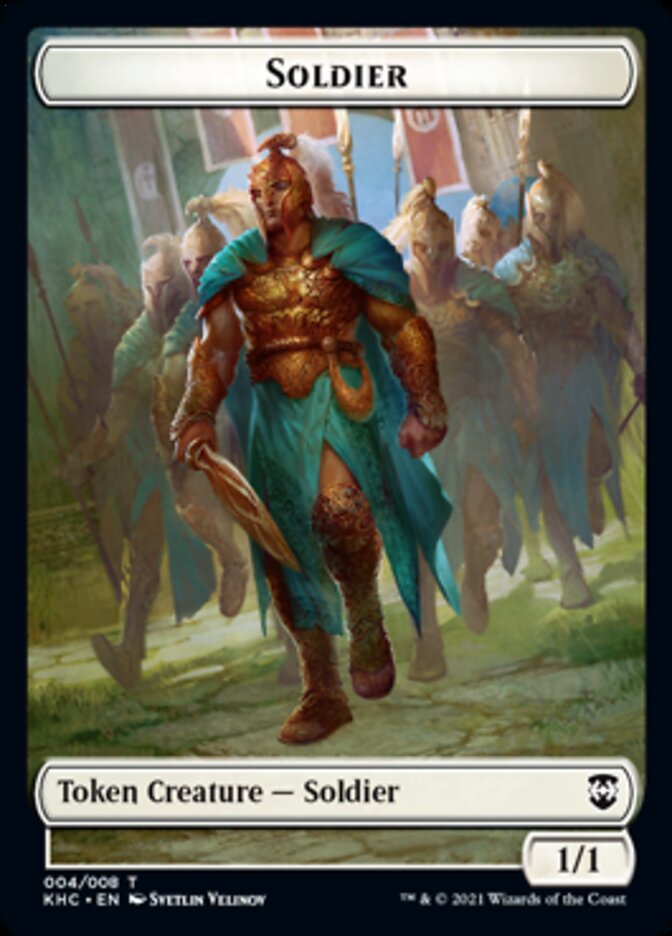 Soldier Token [Kaldheim Commander Tokens] | Rock City Comics