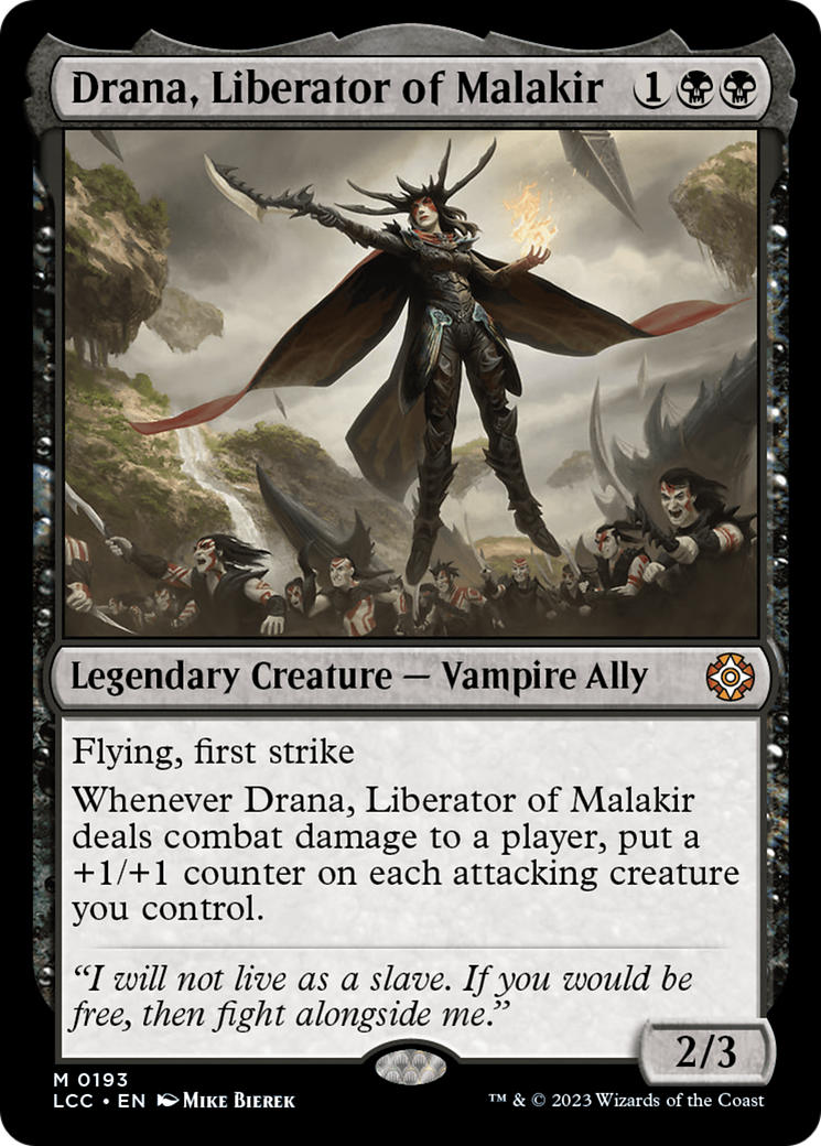 Drana, Liberator of Malakir [The Lost Caverns of Ixalan Commander] | Rock City Comics