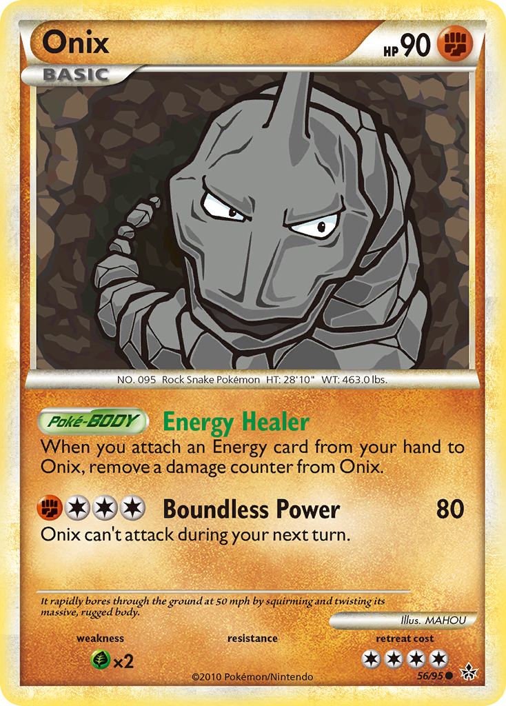 Onix (56/95) [HeartGold & SoulSilver: Unleashed] | Rock City Comics