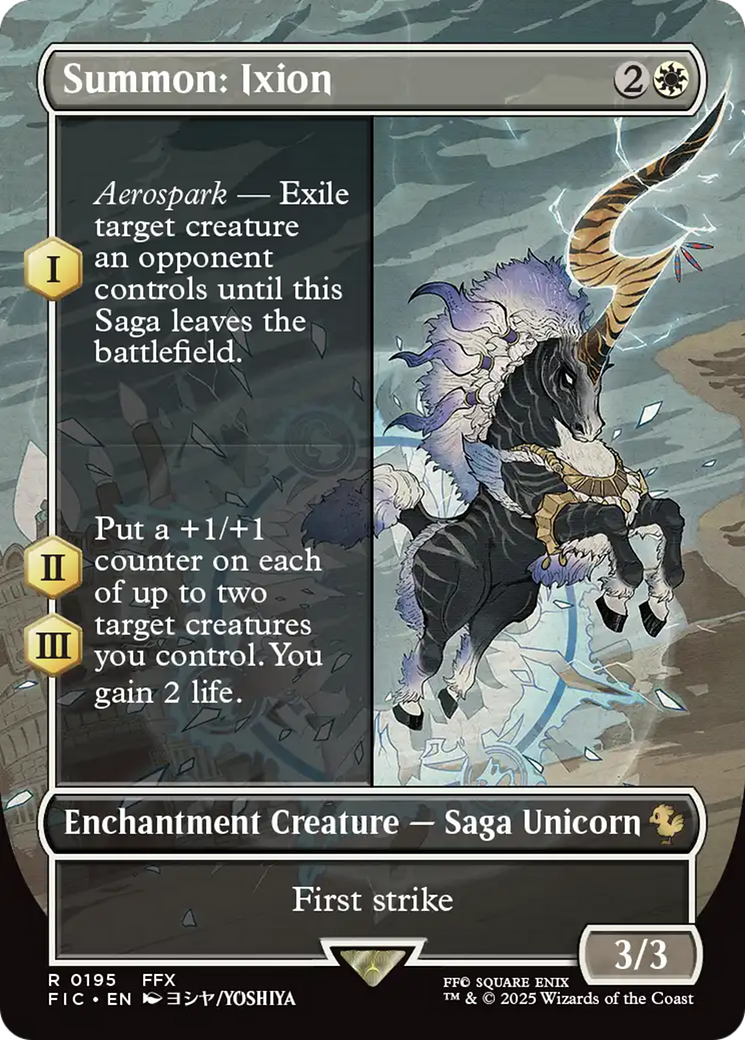 Summon: Ixion (Borderless) [FINAL FANTASY Commander] | Rock City Comics
