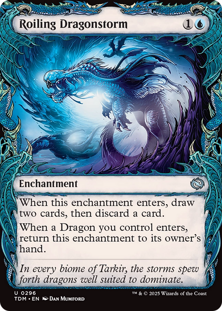 Roiling Dragonstorm (Showcase) [Tarkir: Dragonstorm] | Rock City Comics
