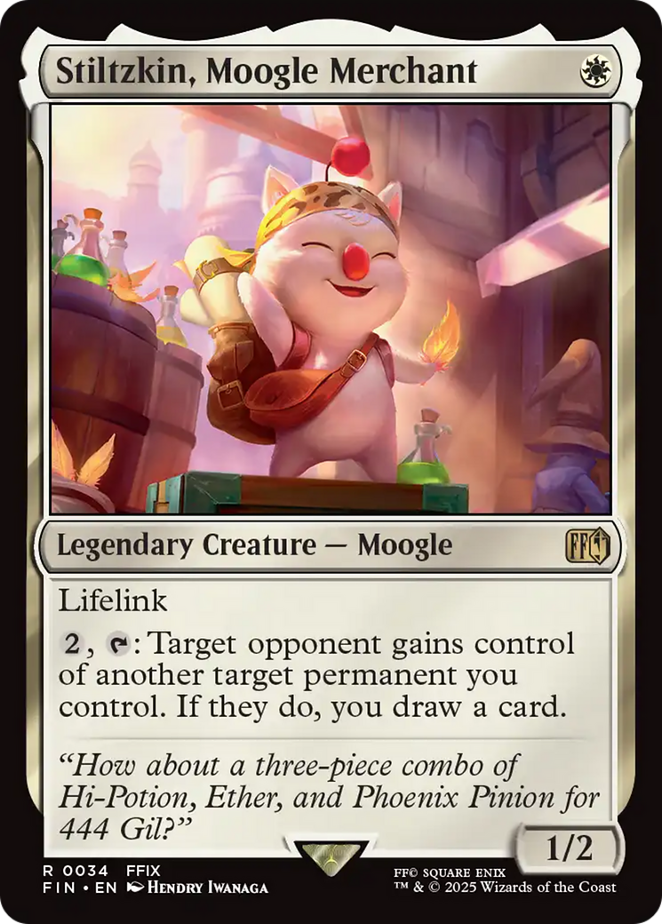 Stiltzkin, Moogle Merchant [FINAL FANTASY] | Rock City Comics