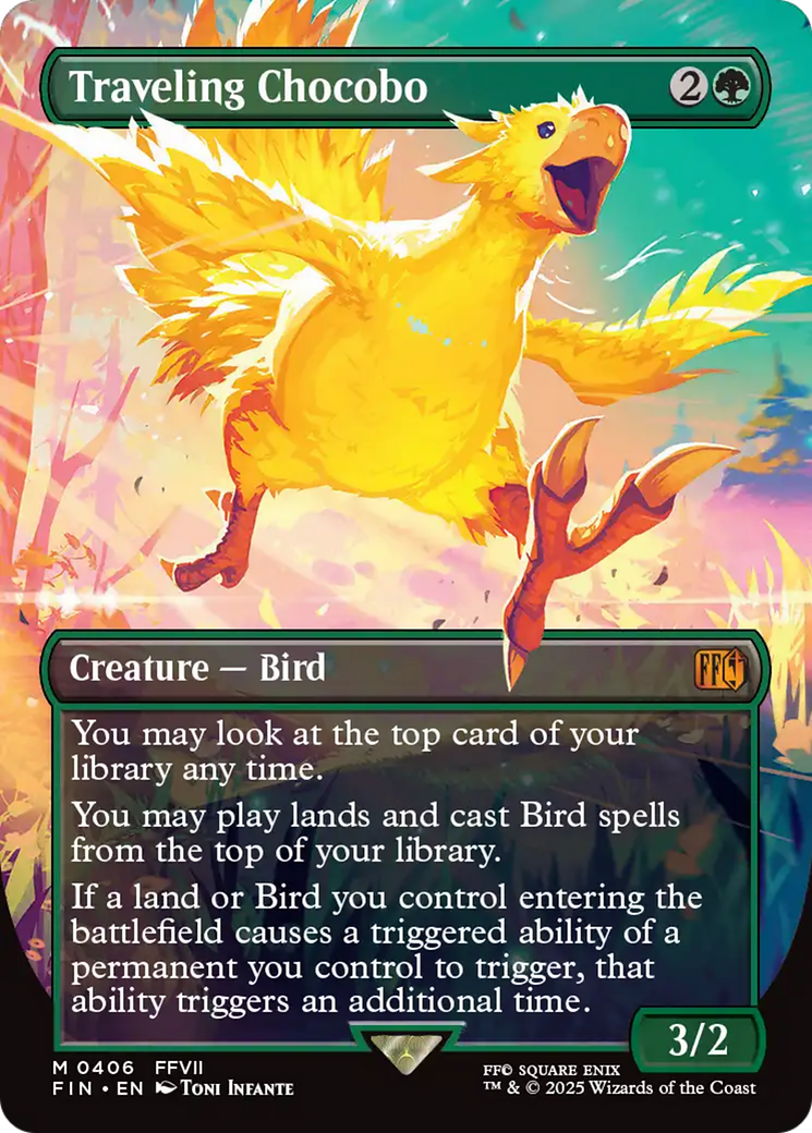 Traveling Chocobo (Borderless) [FINAL FANTASY] | Rock City Comics
