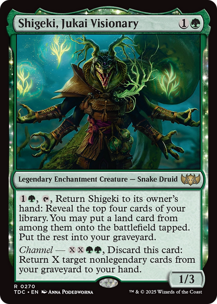 Shigeki, Jukai Visionary [Tarkir: Dragonstorm Commander] | Rock City Comics