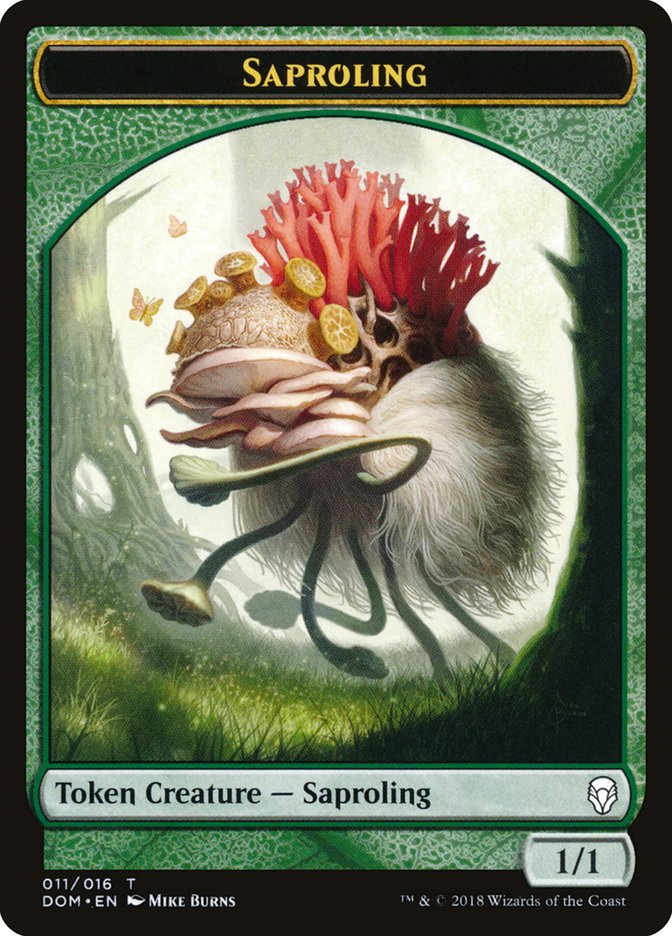 Saproling Token (011/016) [Dominaria Tokens] | Rock City Comics