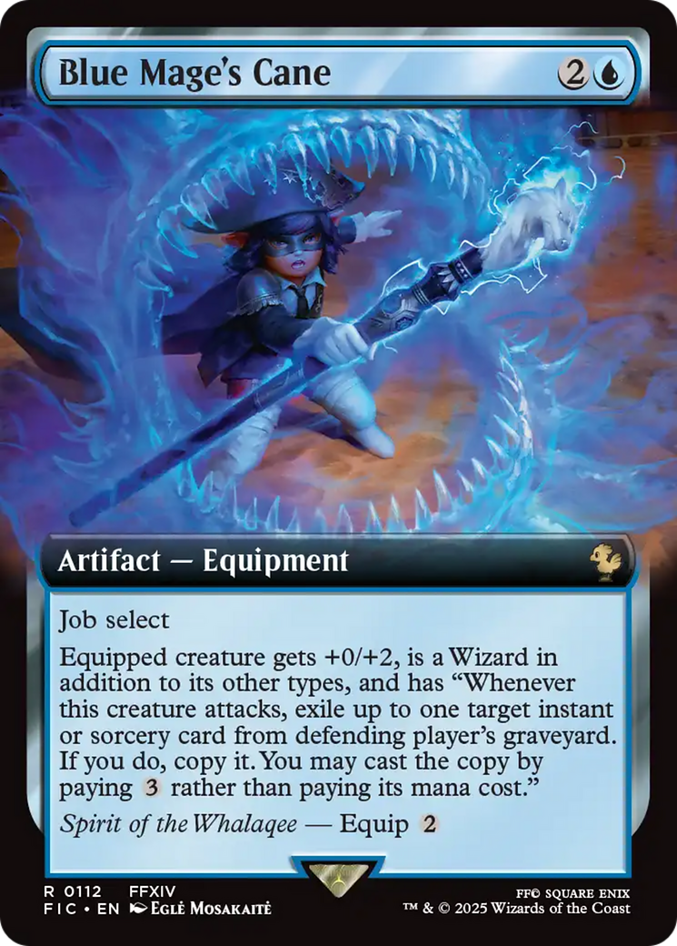 Blue Mage's Cane (Extended Art) [FINAL FANTASY Commander] | Rock City Comics