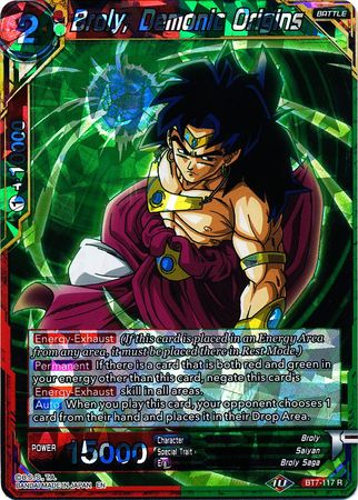Broly, Demonic Origins (BT7-117) [Assault of the Saiyans] | Rock City Comics