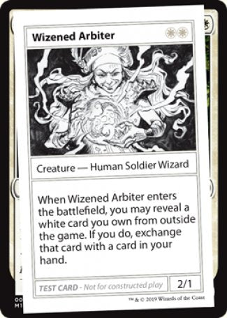 Wizened Arbiter (2021 Edition) [Mystery Booster Playtest Cards] | Rock City Comics