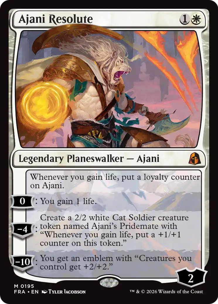 Ajani Resolute [Reality Fracture] | Rock City Comics