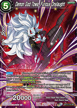 Demon God Towa, Furious Onslaught (BT17-115) [Ultimate Squad] | Rock City Comics