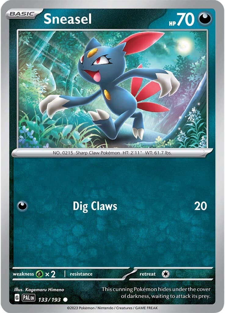 Sneasel (133/193) [Scarlet & Violet: Paldea Evolved] | Rock City Comics