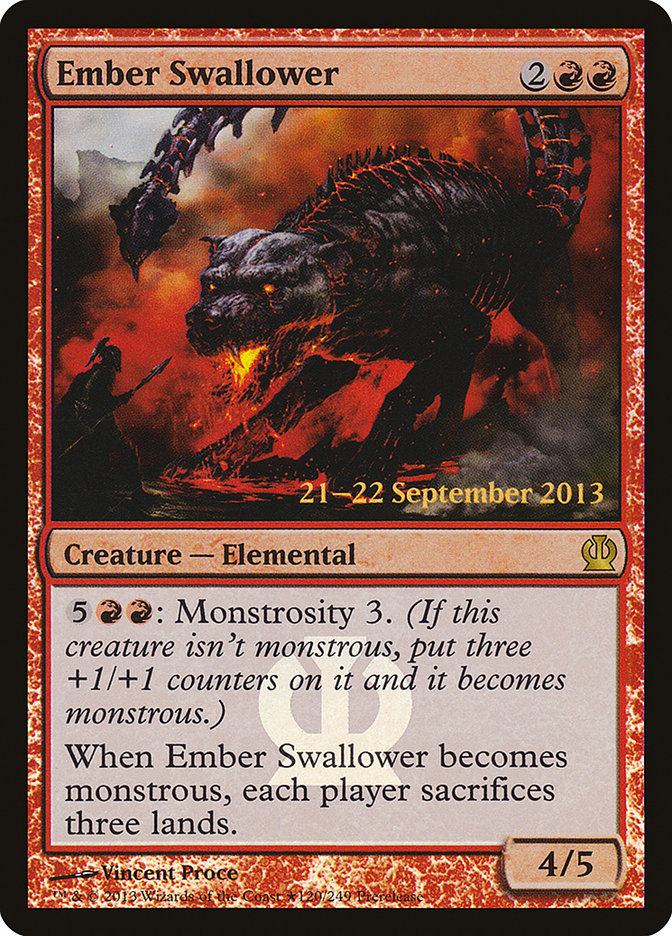 Ember Swallower [Theros Prerelease Promos] | Rock City Comics
