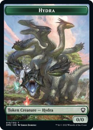 Snake // Hydra Double-Sided Token [Dominaria United Commander Tokens] | Rock City Comics