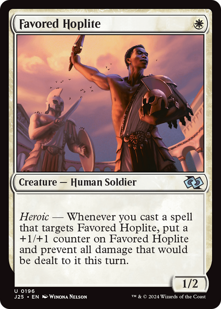 Favored Hoplite [Foundations Jumpstart] | Rock City Comics