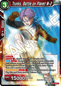 Trunks, Battle on Planet M-2 (BT17-013) [Ultimate Squad] | Rock City Comics