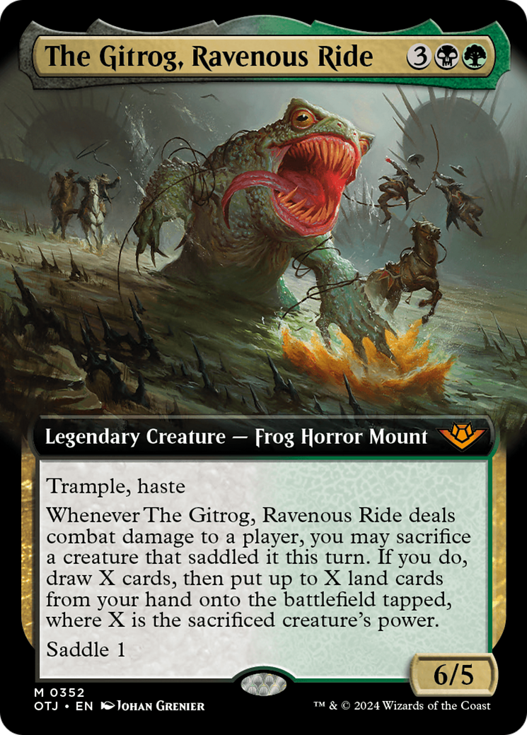 The Gitrog, Ravenous Ride (Extended Art) [Outlaws of Thunder Junction] | Rock City Comics