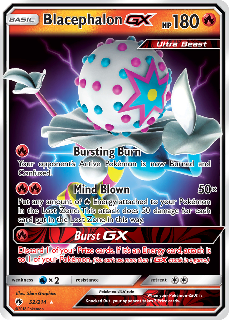 Blacephalon GX (52/214) [Sun & Moon: Lost Thunder] | Rock City Comics