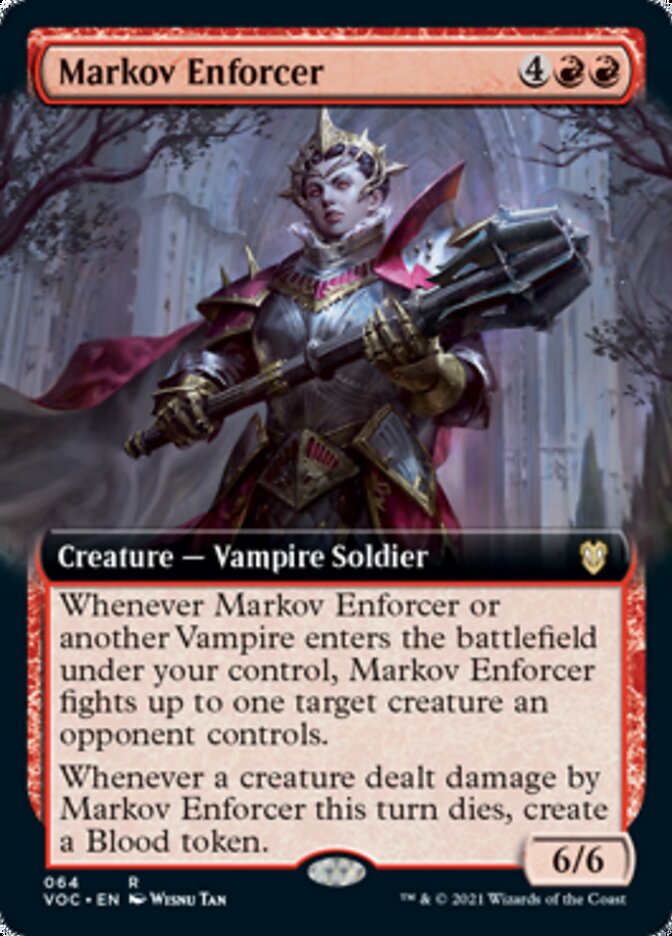 Markov Enforcer (Extended Art) [Innistrad: Crimson Vow Commander] | Rock City Comics
