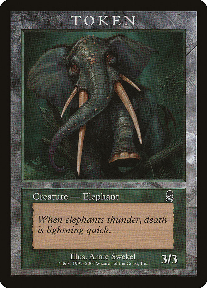 Elephant Token [Magic Player Rewards 2002] | Rock City Comics