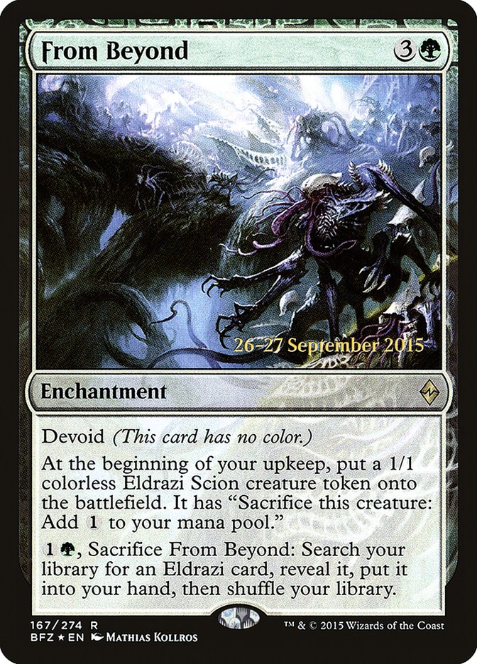 From Beyond [Battle for Zendikar Prerelease Promos] | Rock City Comics