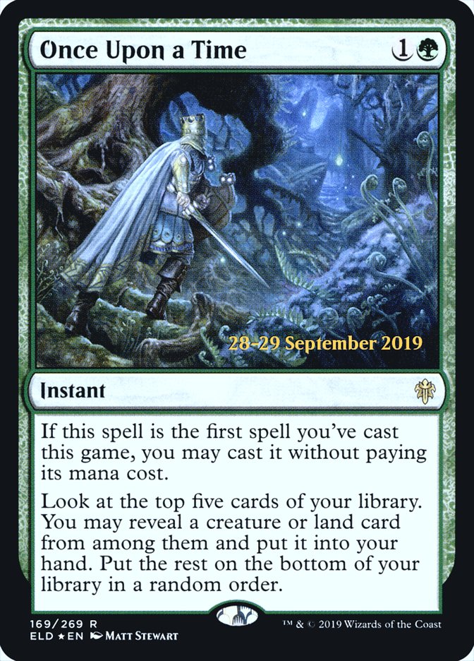 Once Upon a Time [Throne of Eldraine Prerelease Promos] | Rock City Comics