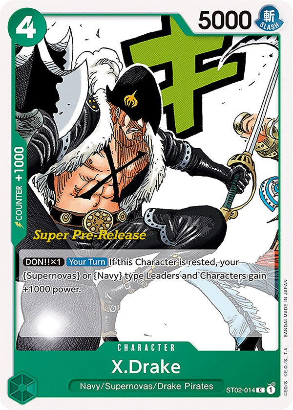 X.Drake [Super Pre-Release Starter Deck: Worst Generation] | Rock City Comics