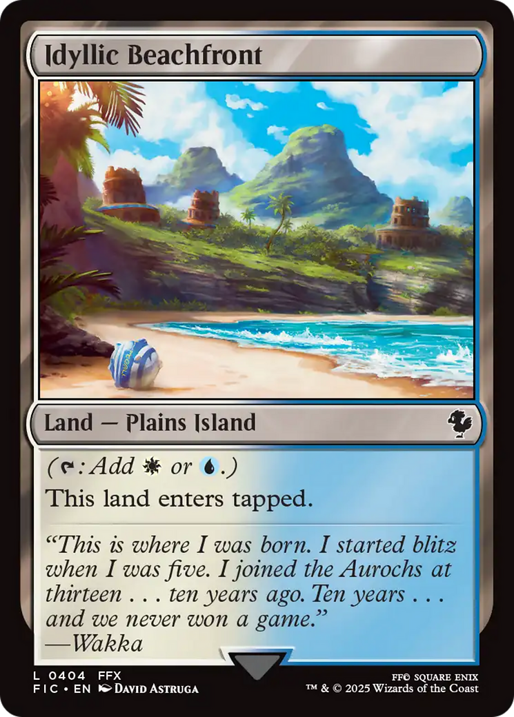 Idyllic Beachfront [FINAL FANTASY Commander] | Rock City Comics