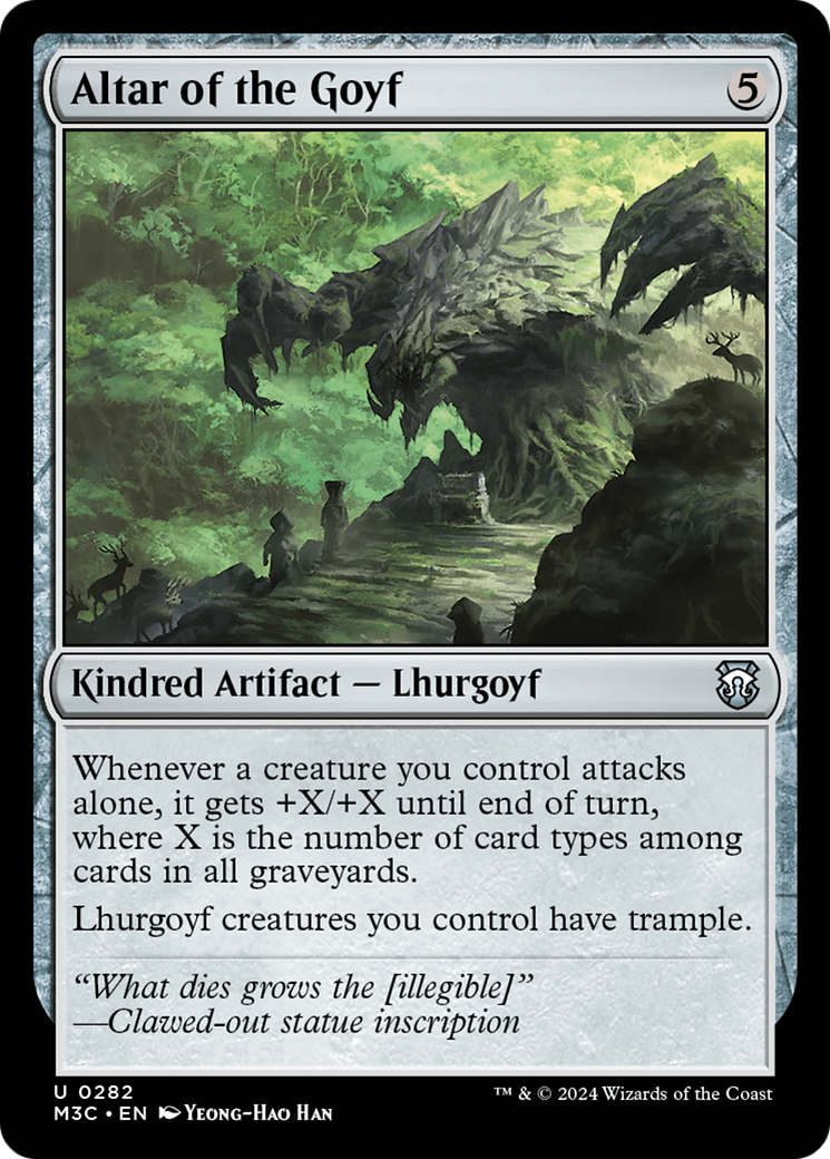 Altar of the Goyf (Ripple Foil) [Modern Horizons 3 Commander] | Rock City Comics