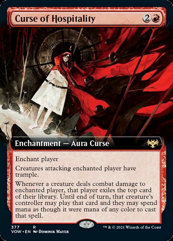 Curse of Hospitality (Extended Art) [Innistrad: Crimson Vow] | Rock City Comics