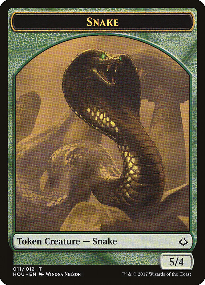 Snake Token [Hour of Devastation Tokens] | Rock City Comics